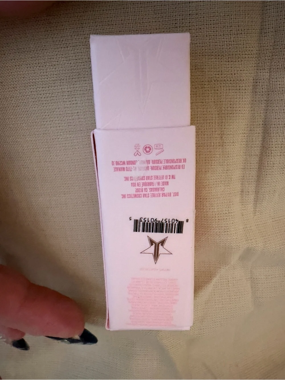 Jeffree Star VELVET Pale Pink Balm
